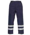 YK302 BS015T Yoko Reflective Poly/Cotton Ballistic Trousers Navy colour image